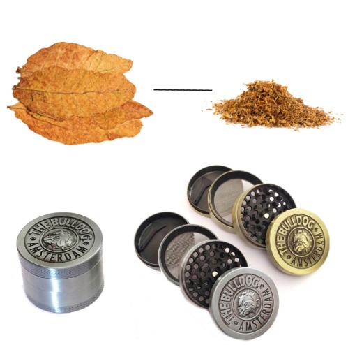 Best Tobacco, Herb and Spices Grinder for Weed and dry herbs,With Pollen, Kief Catcher. Bulldog Design by Kozo Grinders. 4 Piece Metal Zinc Alloy.. 