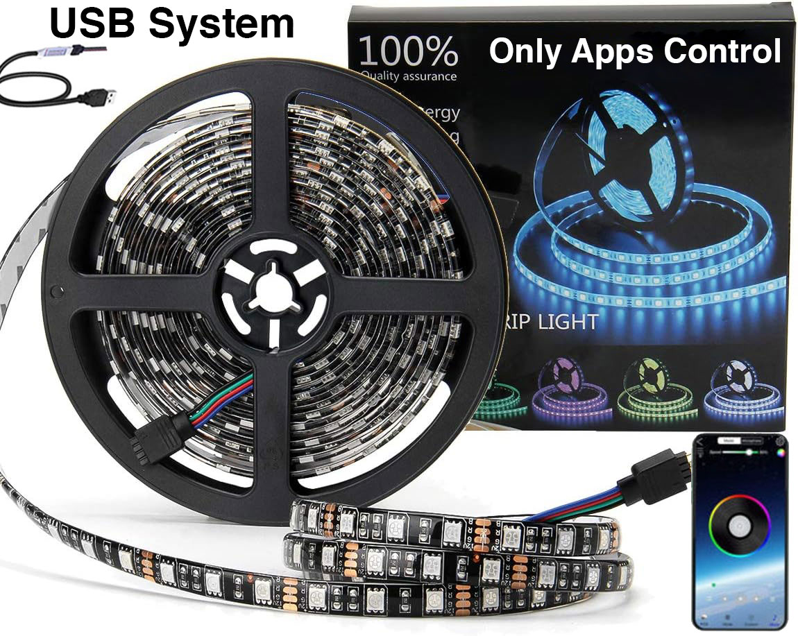 Dream Color USB Powered Rainbow LED Strip

Light with Apps Control. 