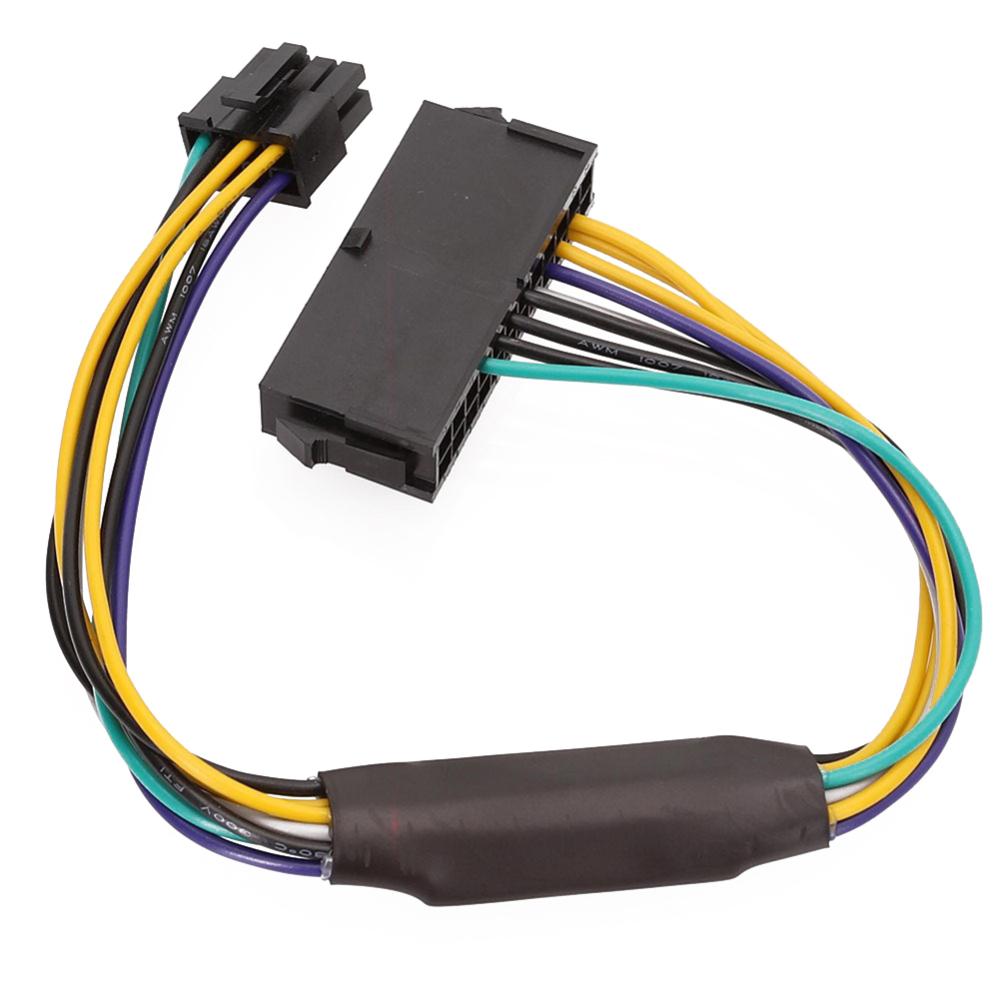 ATX 24Pin To 8Pin Power Cable 30cm Long Electrical Cord Support 1000W Power Line for DELL Optiplex 3020 7020 9020 8-pin. 