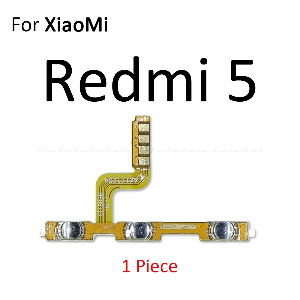 Power On Off Button Volume Switch Key Control Flex Cable Ribbon For XiaoMi Redmi Note 5 5A 4 4X 4A 3 2 Pro Plus. 