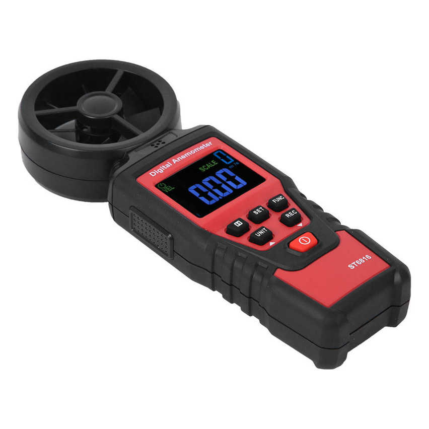 Wind Speed Tester ST6816 LCD Handheld Digital Anemometer Temperature Meter. 