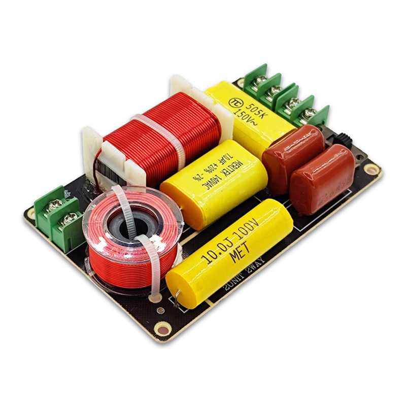 4Pcs -250 250W 2 Way Frequency Divider Tweeter Bass Crossover Filter DIY Speaker Filter Circuit Home Sound Theater. 