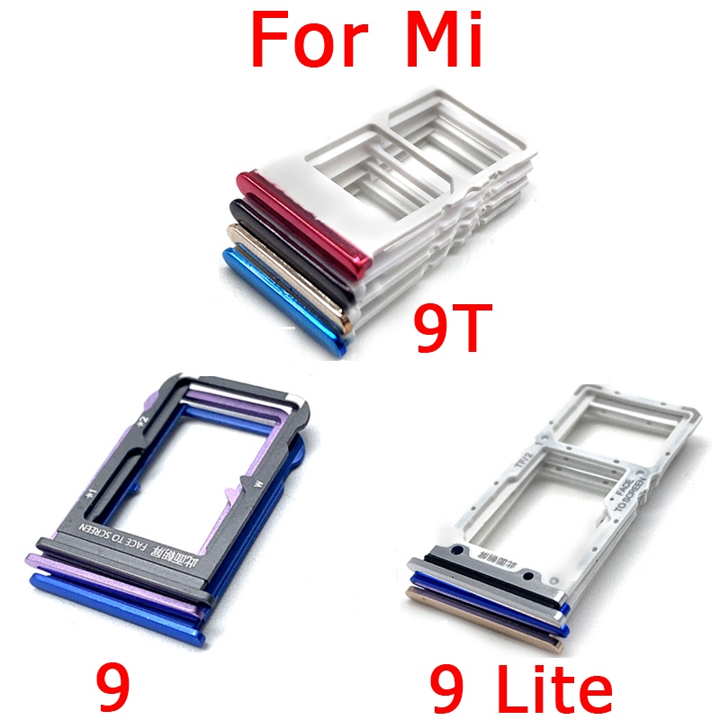 Xiaomi Mi 9T/Mi 9 Lite Sim Tray Micro SD Card Slot with Sim Ejector Pin Replacement Part