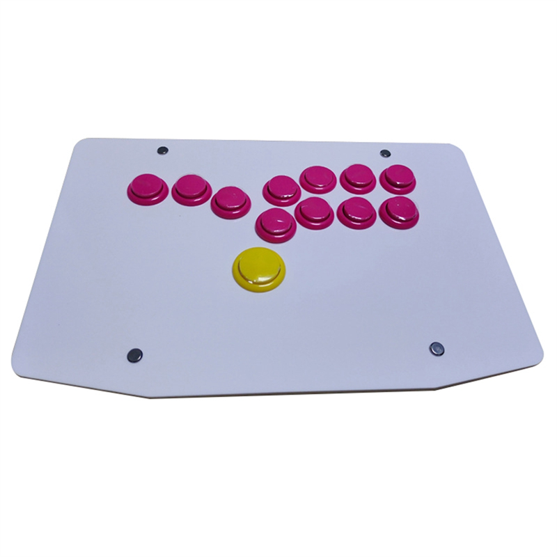 DIY Controller Full Button Arcade Fighting Stick Game Controller Style Joystick for //PC/SWITCH/Android, B Parts Accessories. 