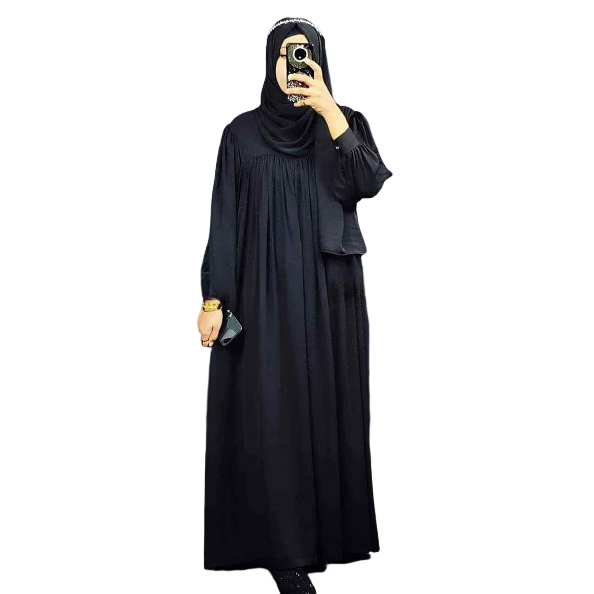 Exclusive Collection Dubai Cherry Fabric Without Hijab Dubai Abaya Borka //Simple Style Borka For Women