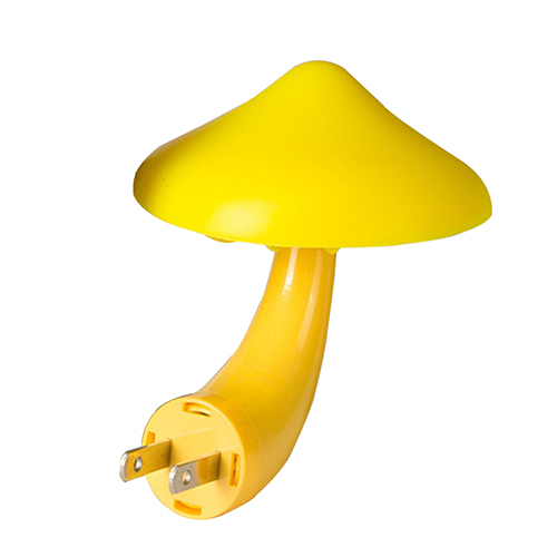 Buy Intelligent Optical Control Switch Mushroom Shaped Yellow LED Night ...