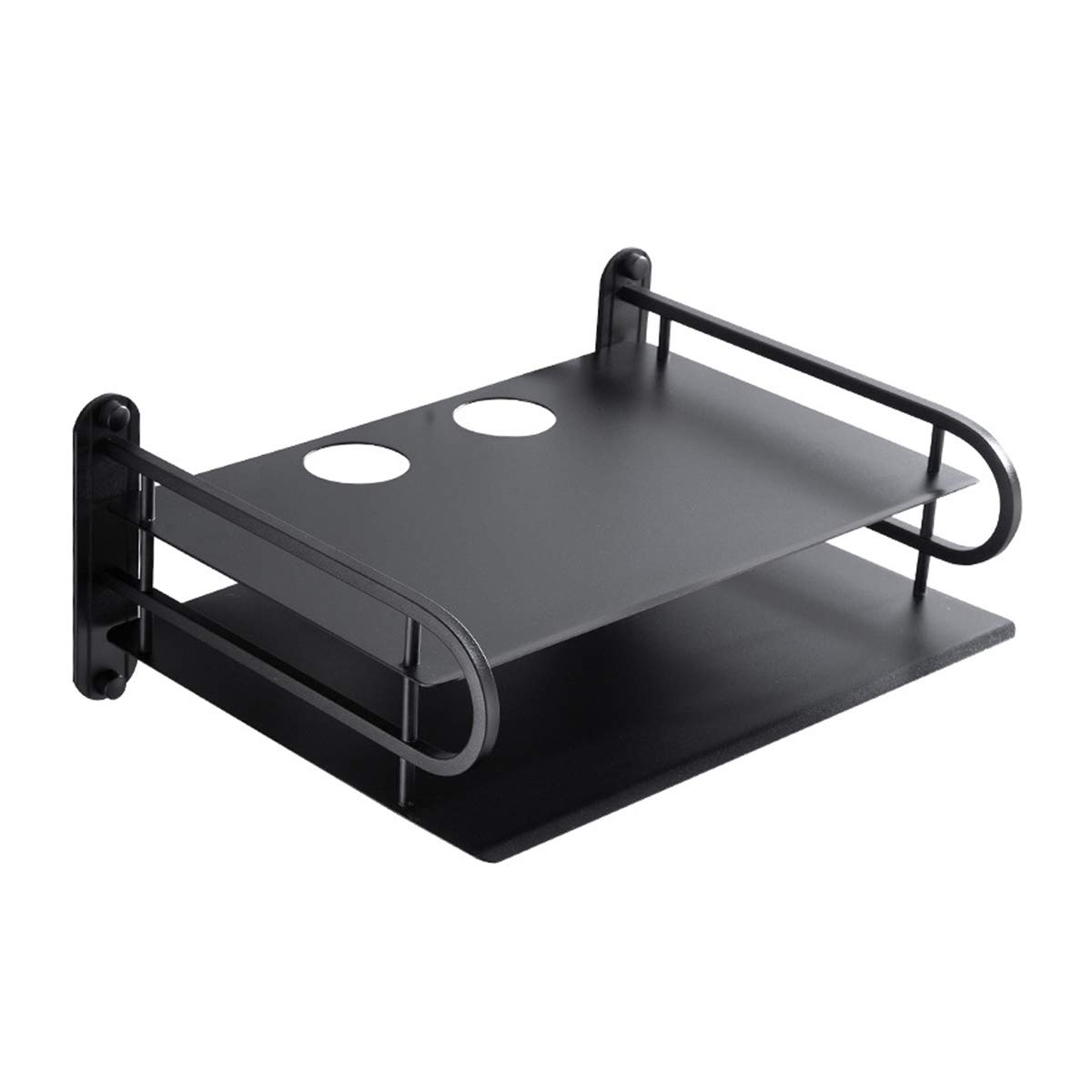 Cable TV Box Bracket Projector Wall Shelf, Floating Shelves For Electronic Devices Such As Router, Modem, TV Box, Media Boxes, Sky Box, Speaker, Game Console