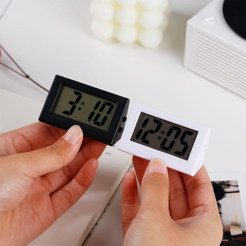 Mini Small Digital Desk LED Display Clock Travel Electronic Clock Home Office Desk Clock. 