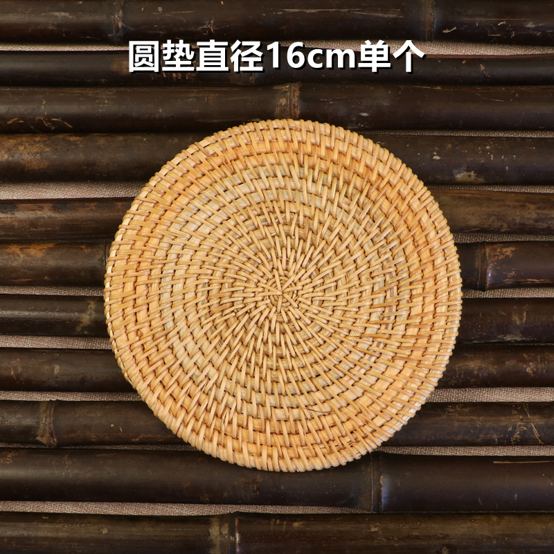 Vietnamese rattan coasters, woven bamboo insulating mats, straw placemats, table holders, pot holders, tea cupplates, bowl mats, western placemats. 
