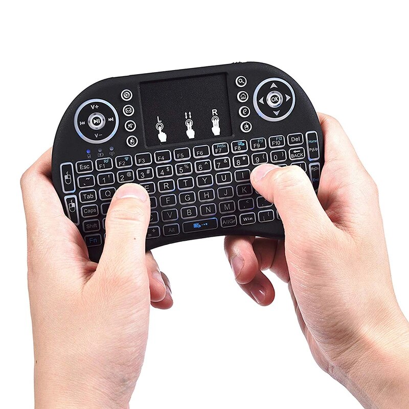 New 2.4G Mini Wireless Keyboard Handheld Touchpad Gaming Mechanic Wireless Keyboard For Smart TV Samsung LG Panasonic Toshiba. 