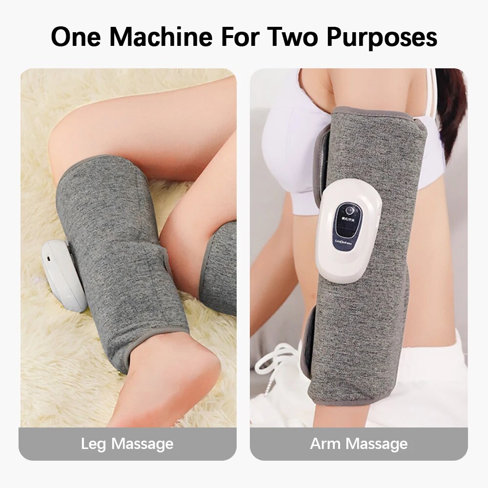 Smart Leg Massage 3 Modes Vibration Leg Air Compression Massager Wireless Electric Air Compress Foot Air Pressure Massage. 