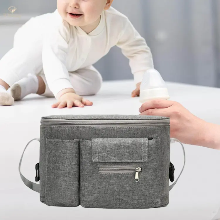 Stroller organizer with outlet cup holders