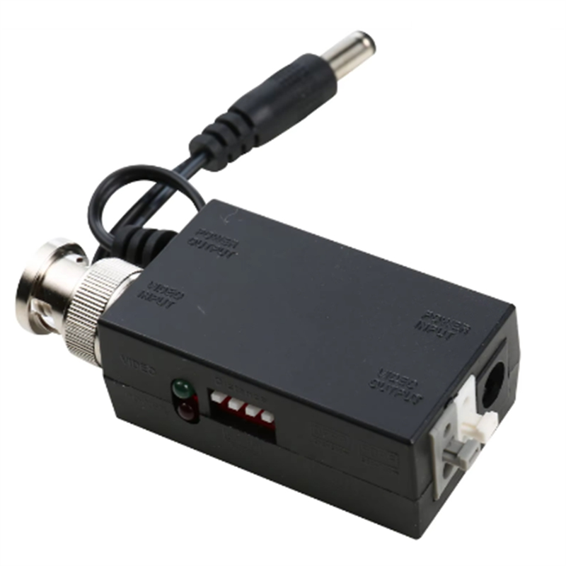 DC12V 1CH Active UTP Video Receiver Balun BNC Video Balun for CCTV Camera DVR System. 