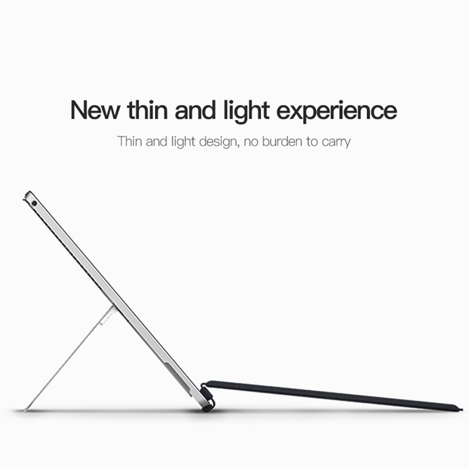 （COD)Magnetic Bluetooth Black Keyboard For Microsoft Surface Pro 3. 