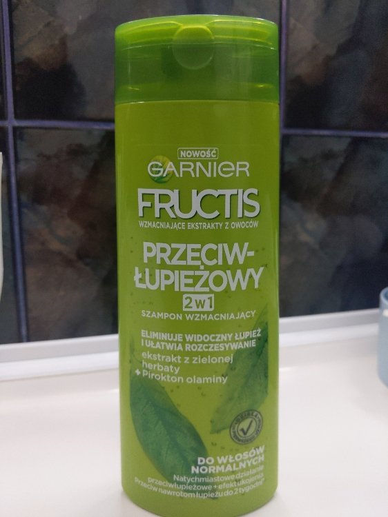 Garnier Fructis Przeciwłupieżowy Szampon do Włosów Normalnych - 400 ml -  INCI Beauty