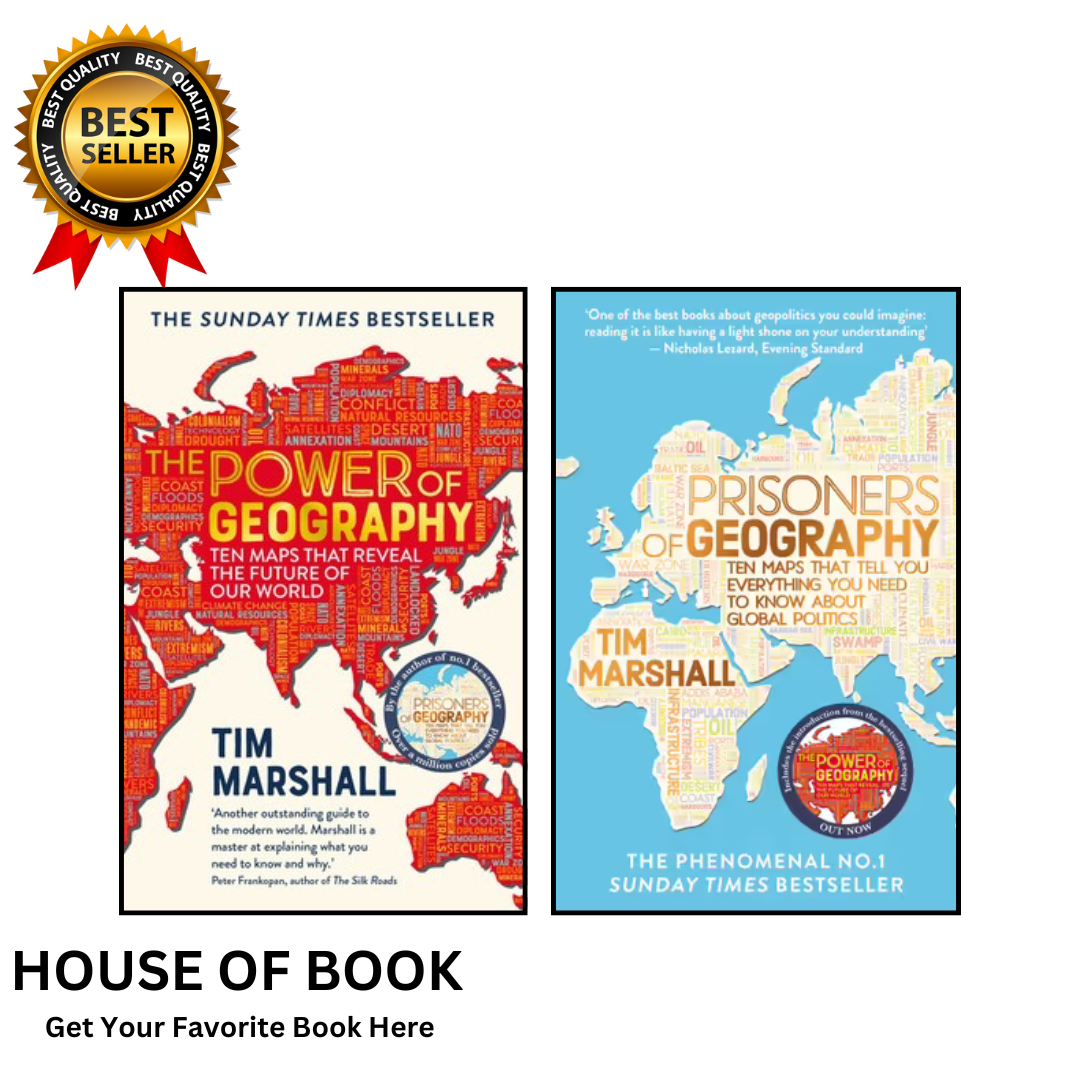 Tim Marshall 3 Books Collection Set (Prisoners of Geography, The Power of Geography, The Future of Geography) by Tim Marshall (Off-White). 