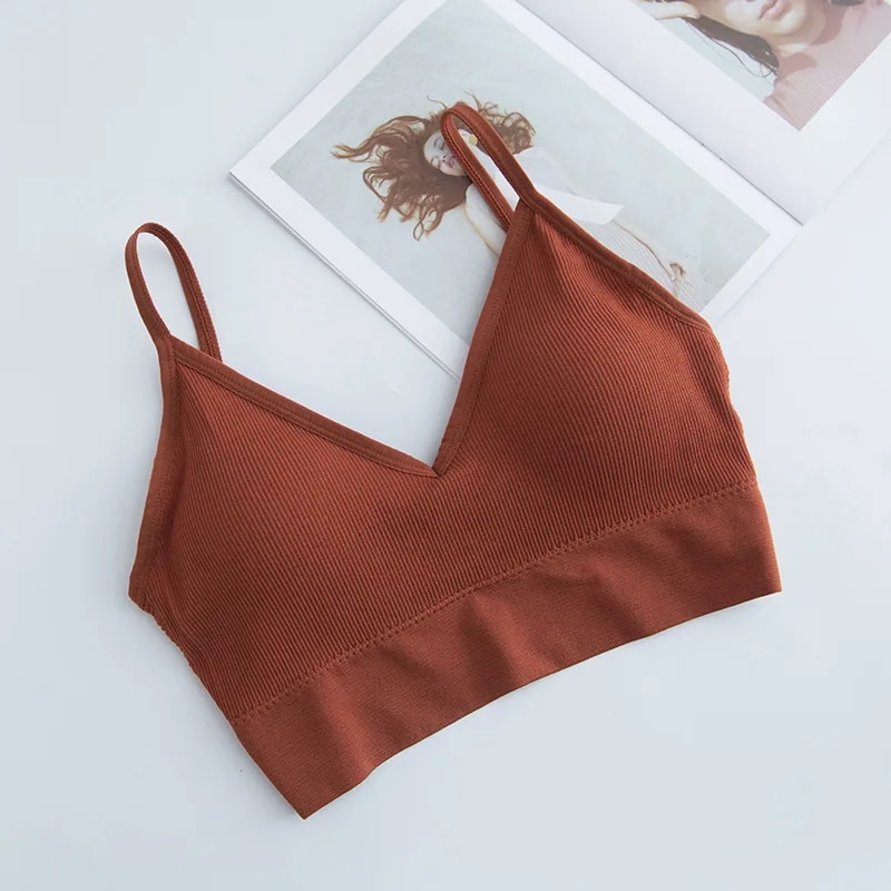 Women Seamless Yoga Bra Backless Sports Bra Running Push Up Padded Vest Elastic Athletic Bra Fitness Gym Yoga underwear Bra
