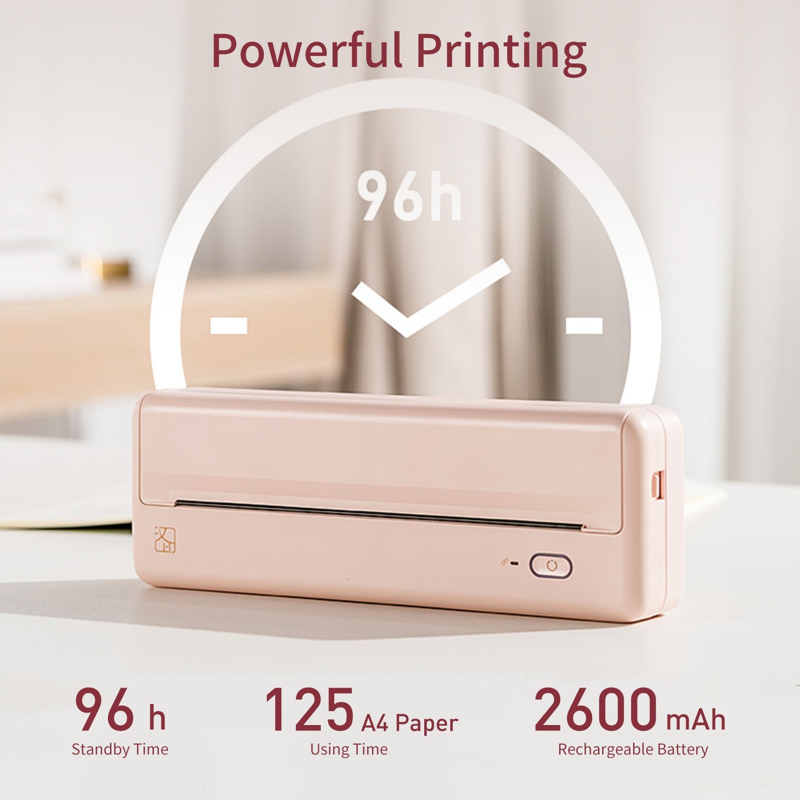 HPRT MT810 A4 portable thermal printer. 