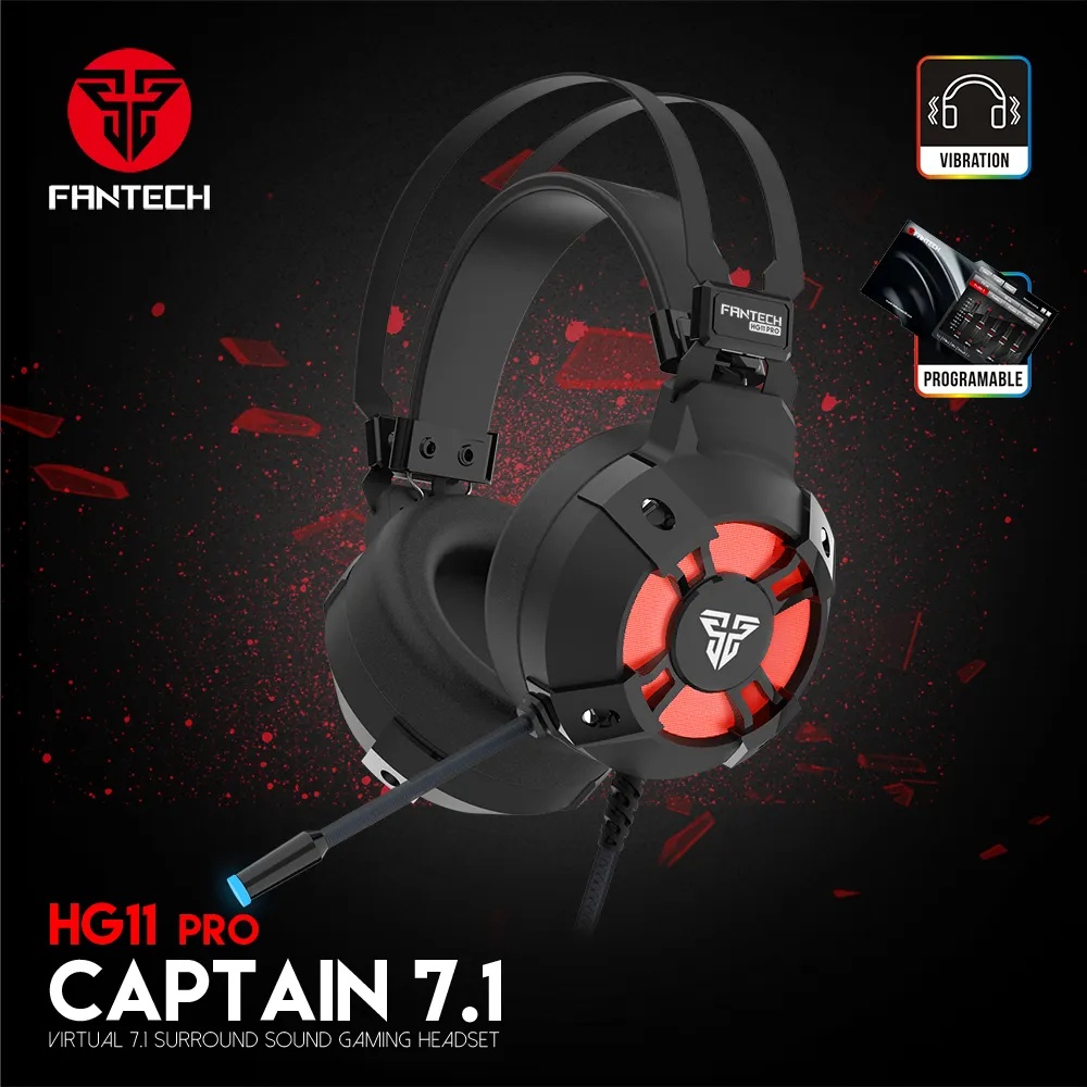 Fantech HG11 RGB USB 7.1 Gaming Headset. 