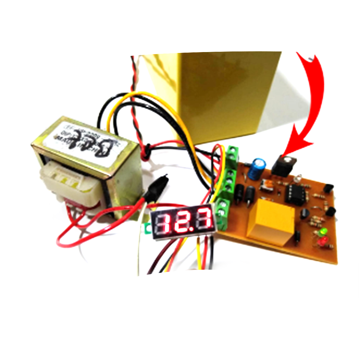 Automatic 12V Battery Charger Auto Cut Circuit For Dc 12V Charger To Dc 12V Battery Charge Protection Circuit - Solar Panel. 
