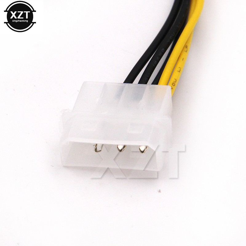 High Quality Pci-e ATX PSU Power Converter Cable - Molex to Pcie 8 pin Adapter 6 inch 2 x Molex 4 pin to 8-Pin PCI Express. 