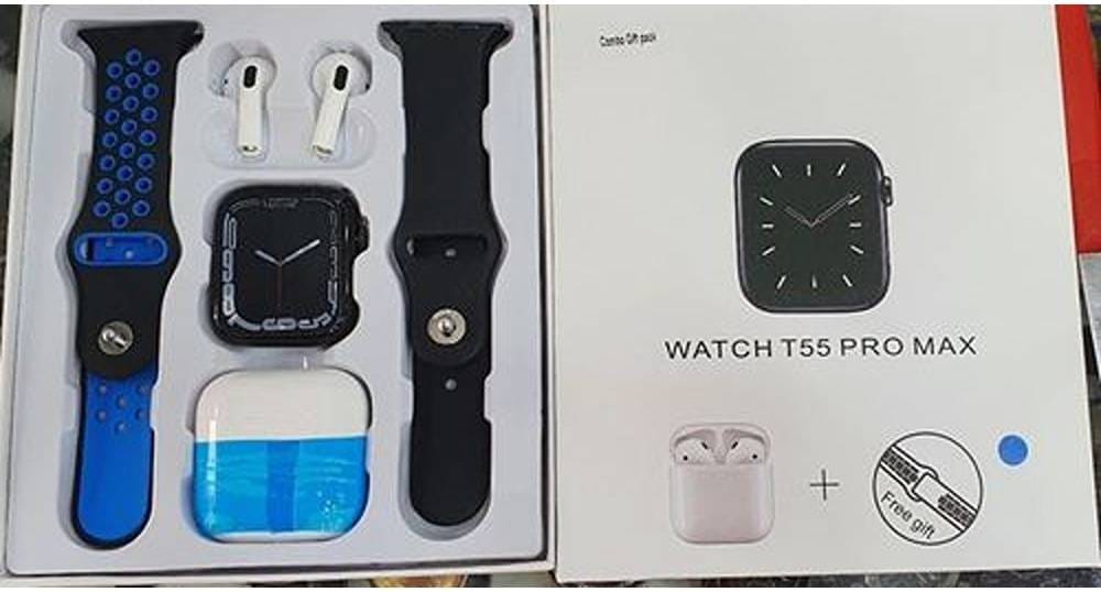 Innovative Appliance - T55 Pro Max Smart Watch with Earbud Price in Bangladesh - Reliable Accessory - Sleek Usage.