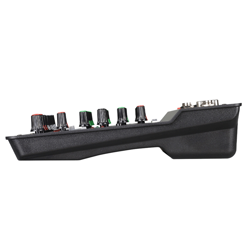 LKPCIGCXM TEYUN A8 Portable Mixer Sound Card 8-Channel Mixing Console Computer Recording DJ Audio Equipment EU Plug. 