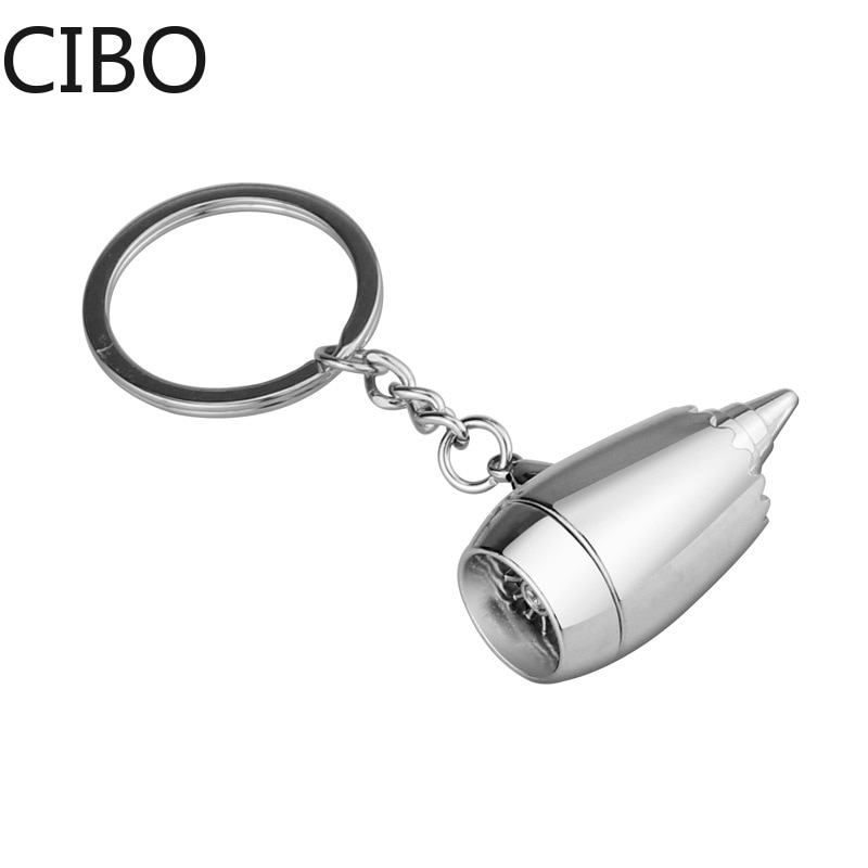 New Metal Aviation Plane Aircraft engine Key chain Turbo Car Keychain remove before fligth KeyRings Auto Key Holder Keyfob. 