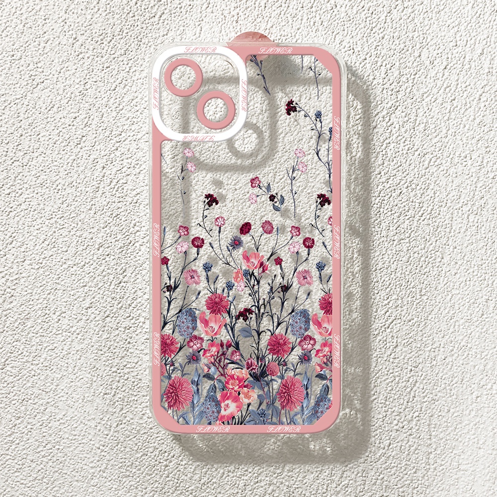 Case for Redmi Note 13 Pro 5G Xiaomi Redmi Note 13 Pro Plus Redmhappyi 13 Note 13 4G Anime Scenery Daisy Flowers Leaves Pattern Cover