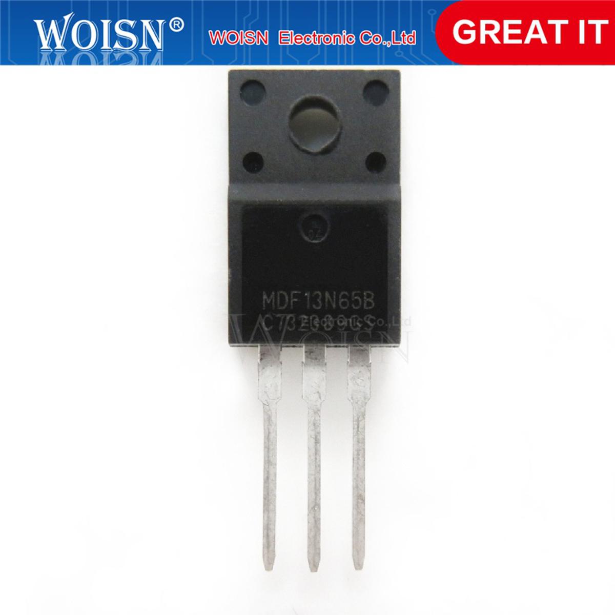 10pcs/lot MDF13N65BTH MDF13N65B MDF13N65 13N65B TO-220F 650V 13A new  In Stock