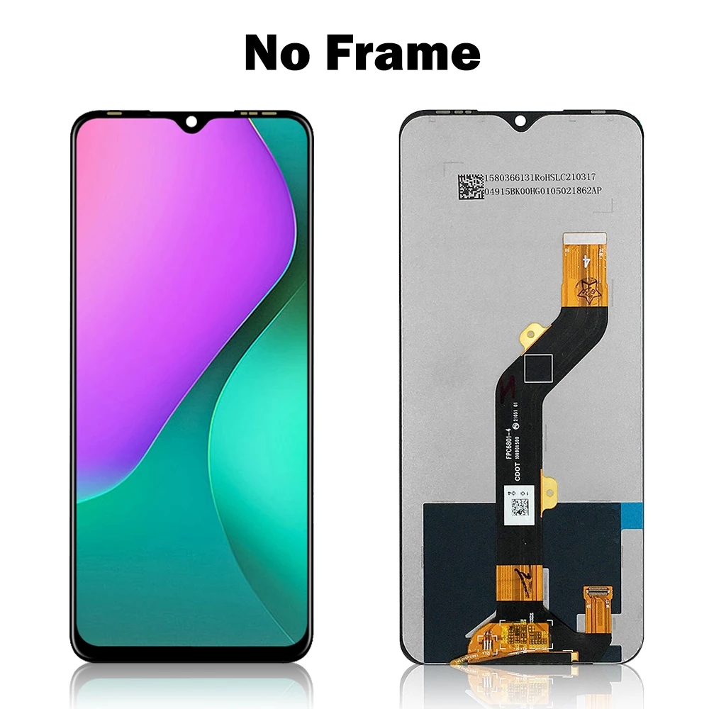 LCD No Frame For Infinix Hot 10 Play 11 Play X688C X688B Display Touch ScreenAssembly Replacement Parts Digitizer. 