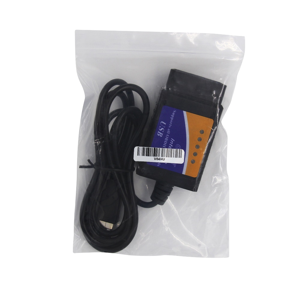 ELM327 V1.5 USB CH340 For PC Windows PIC18F25K80 ELM 327 V 1 5 USB Car Diagnostic OBD2 Auto Tool OBD 2 Scanner ODB2 Code Reader. 