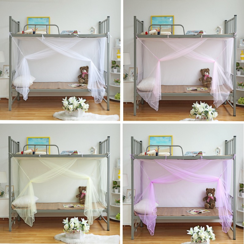 Student Mosquito Net Dormitory 1m1.2 M Single Bed Bunk Bed Bunk Bunk Single Door 1.5/1.8m Rice Bed Double. 