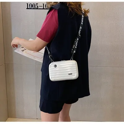 Suitcase shape crossbody online bag