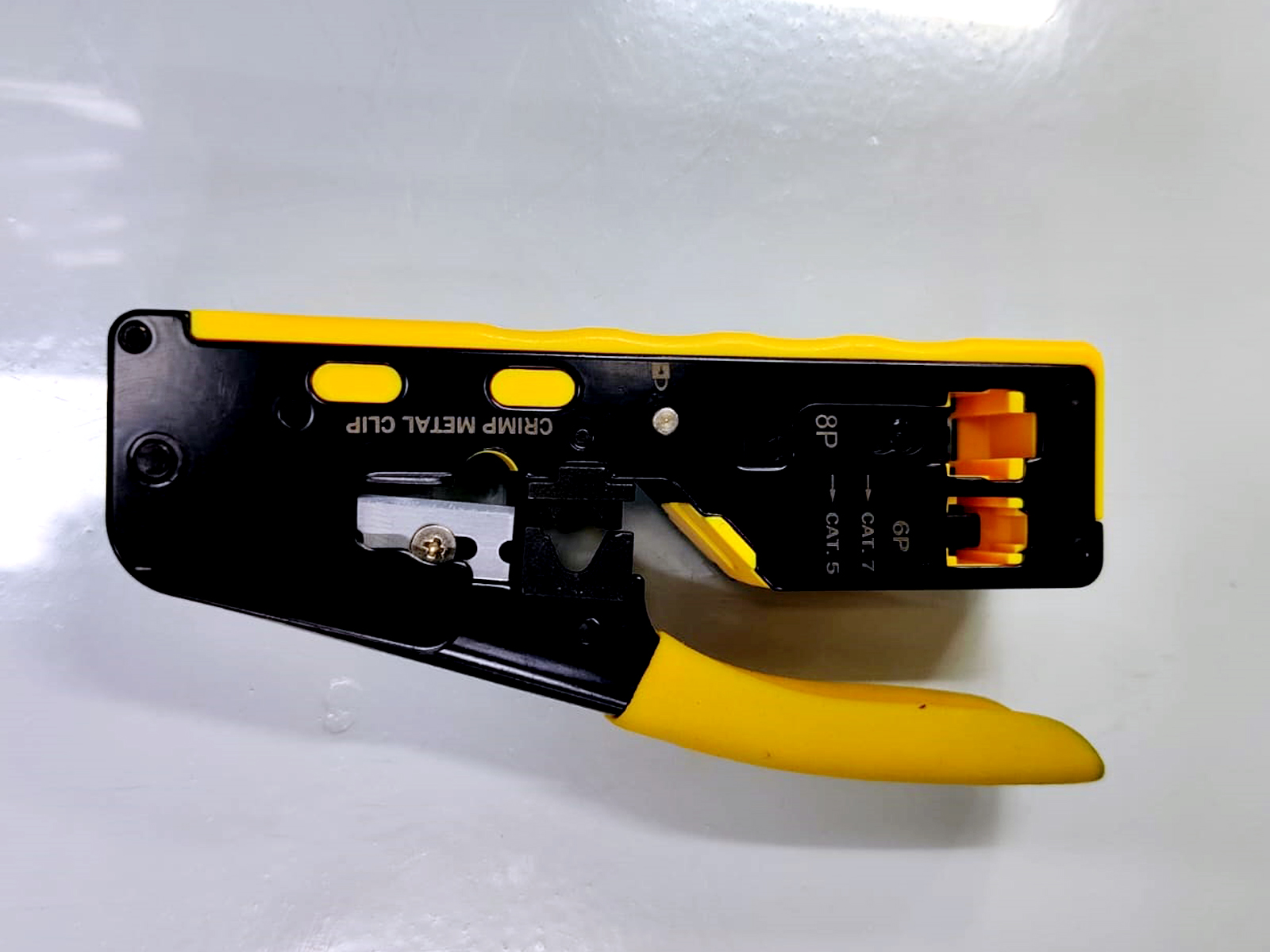 RJ45 Network Tool Crimper, Cable Stripper, Wire Cutter, Ethernet Cable Cutter, Wire Stripper, Multi-function Cable Crimping Tool- Crimping Tool