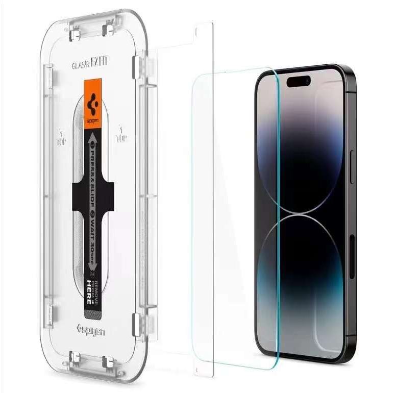 Spigen Tempered Glass Screen Protector for iPhone 15 Series