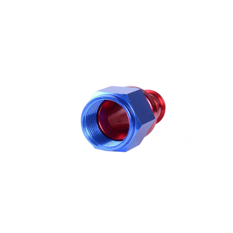 ESPEEDER AN4 Push-On Hose End Anoized Aluminum Straight Oil Cooler Hose Fitting Reusable Hose End  Adapter Puch Lock Hose Ends. 