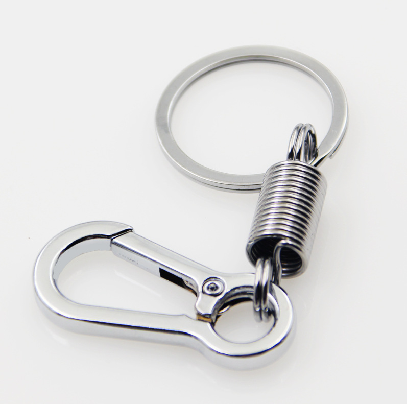 1pcs Spring Keychains- Climbing Hooks /Car Keychain /Classic Strong Keychain- Accessories Metal Key Chains. 