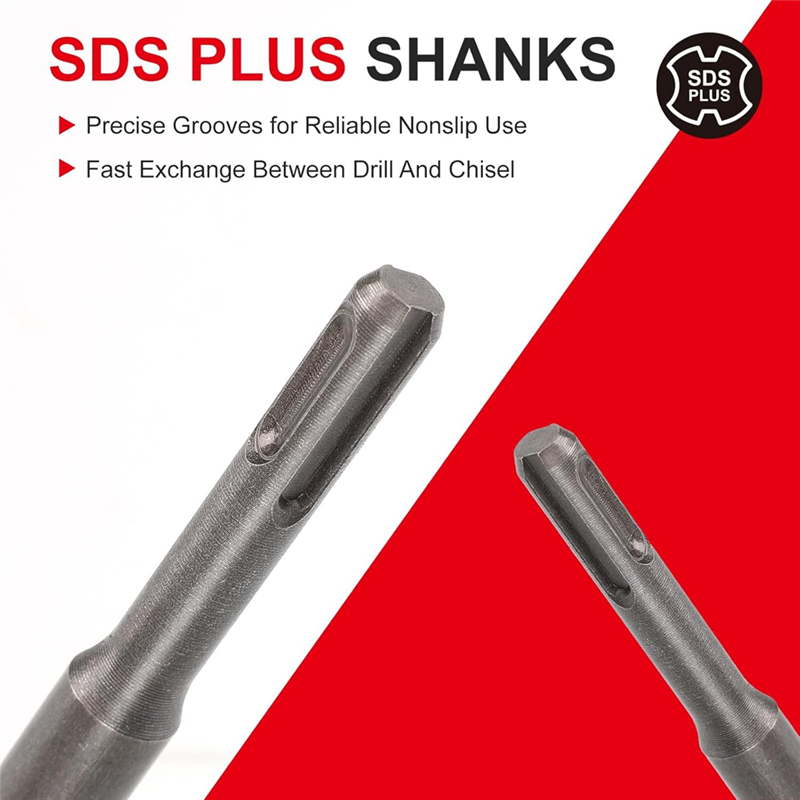 SDS-Plus Chisel Set for Rotary Hammer Drills. 