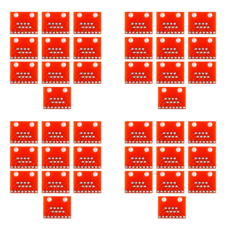 40PCS Portable Modular Connectors / Ethernet Connectors RJ45 Breakout Board Adapter Connector Module Board