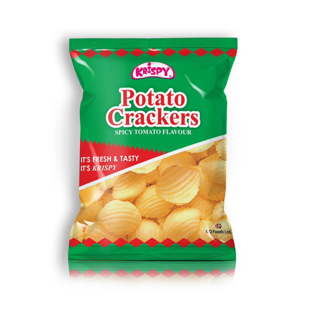Krispy Potato chips - 15gm per packet - pack of 20 packets. 