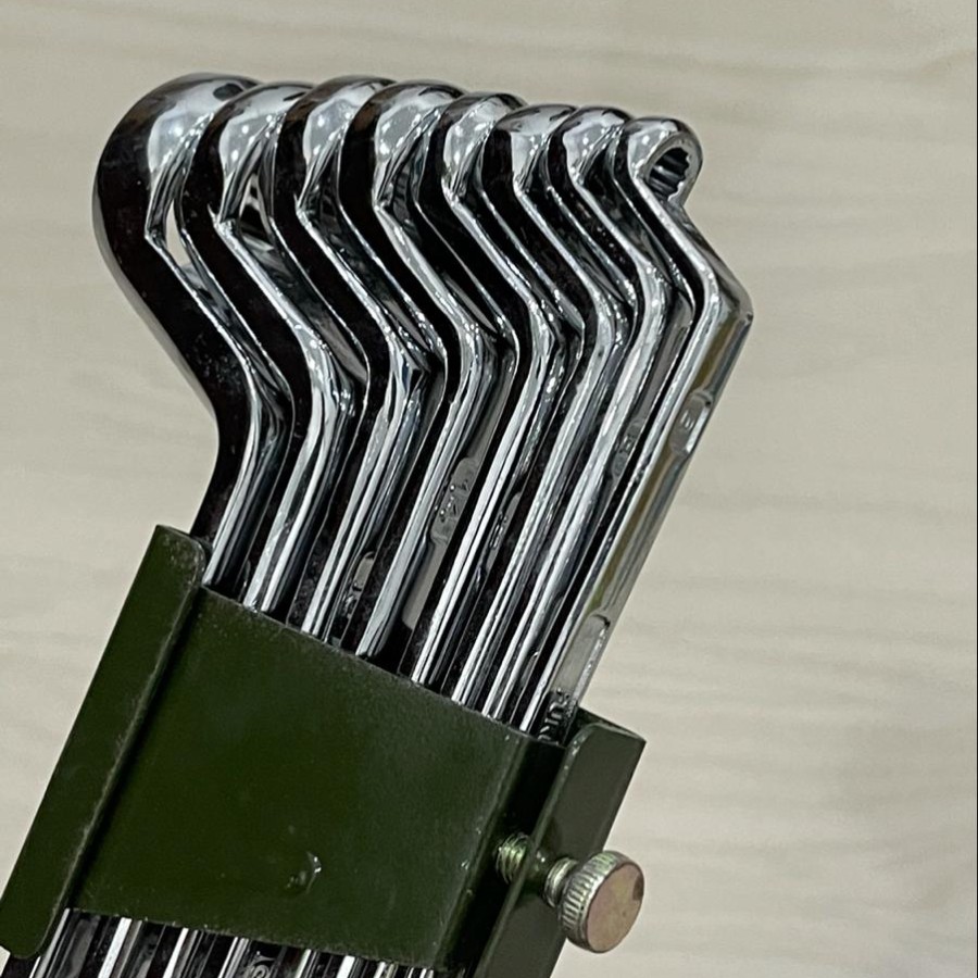 Combination Ring Spanner 8 pcs set 6-22mm, double offset ring wrench ,heavy duty and best quality set FUKUNG Brand Same as picture. 