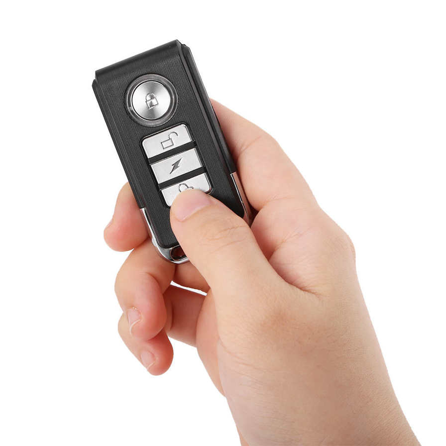 MR-22R2 Wireless Bicycle Bike Anti- Alarm Security Remote Control Lock IP55 Waterproof Loud Sound. 