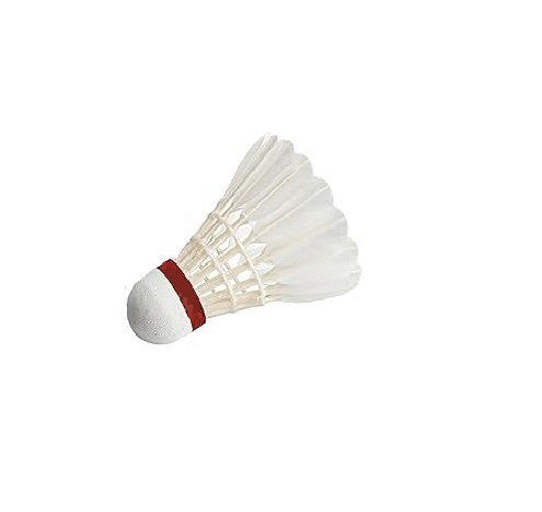 Shuttlecock Pack Of 1 Feather Shuttle Badminton Cork - High-Quality Feather Shuttlecock For Badminton. 