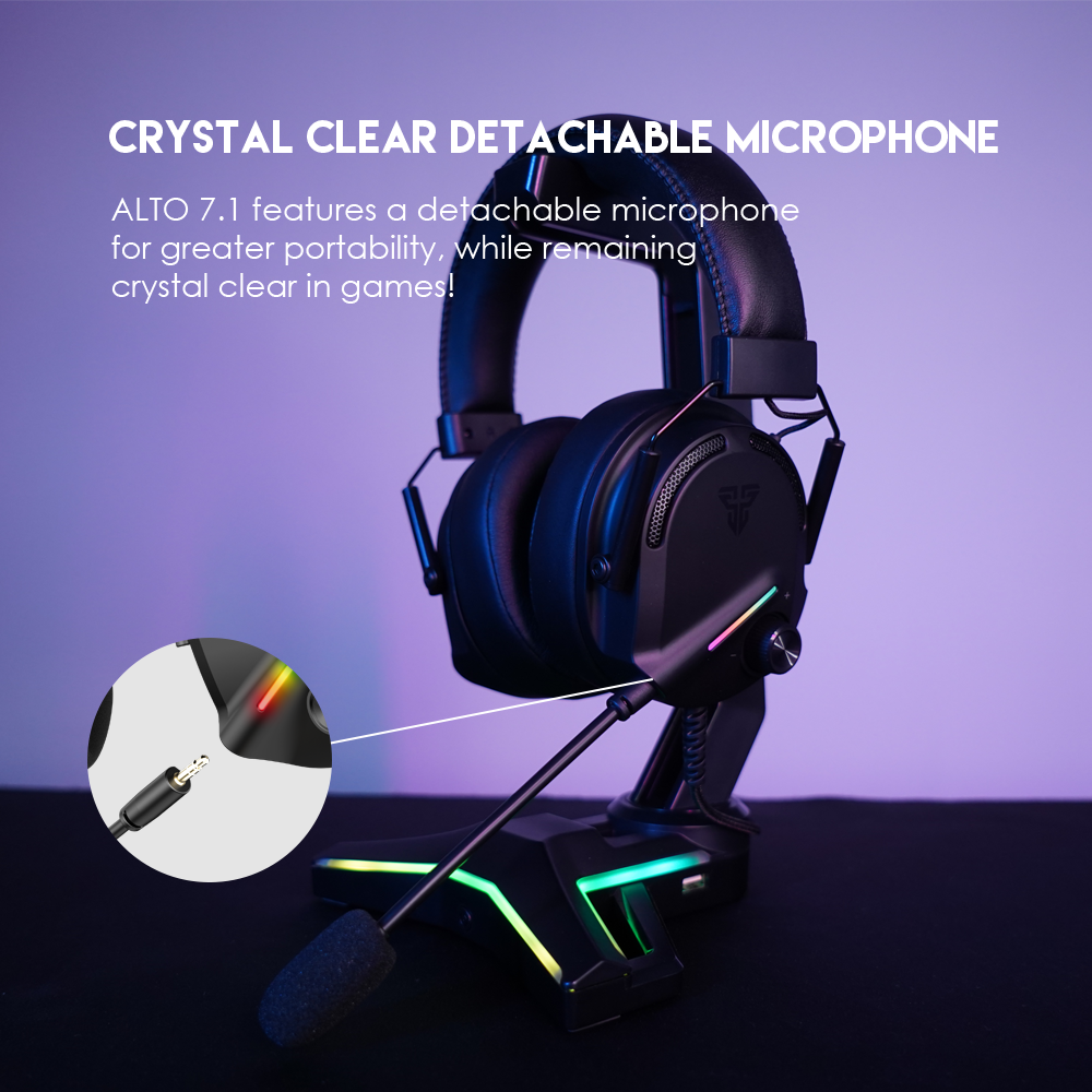 FANTECH HG26 Alto 7.1 USB Virtual Surround Sound Gaming Headset Immerse Yourself in Gaming Enjoy Crystal Clear Audio and Communication. 