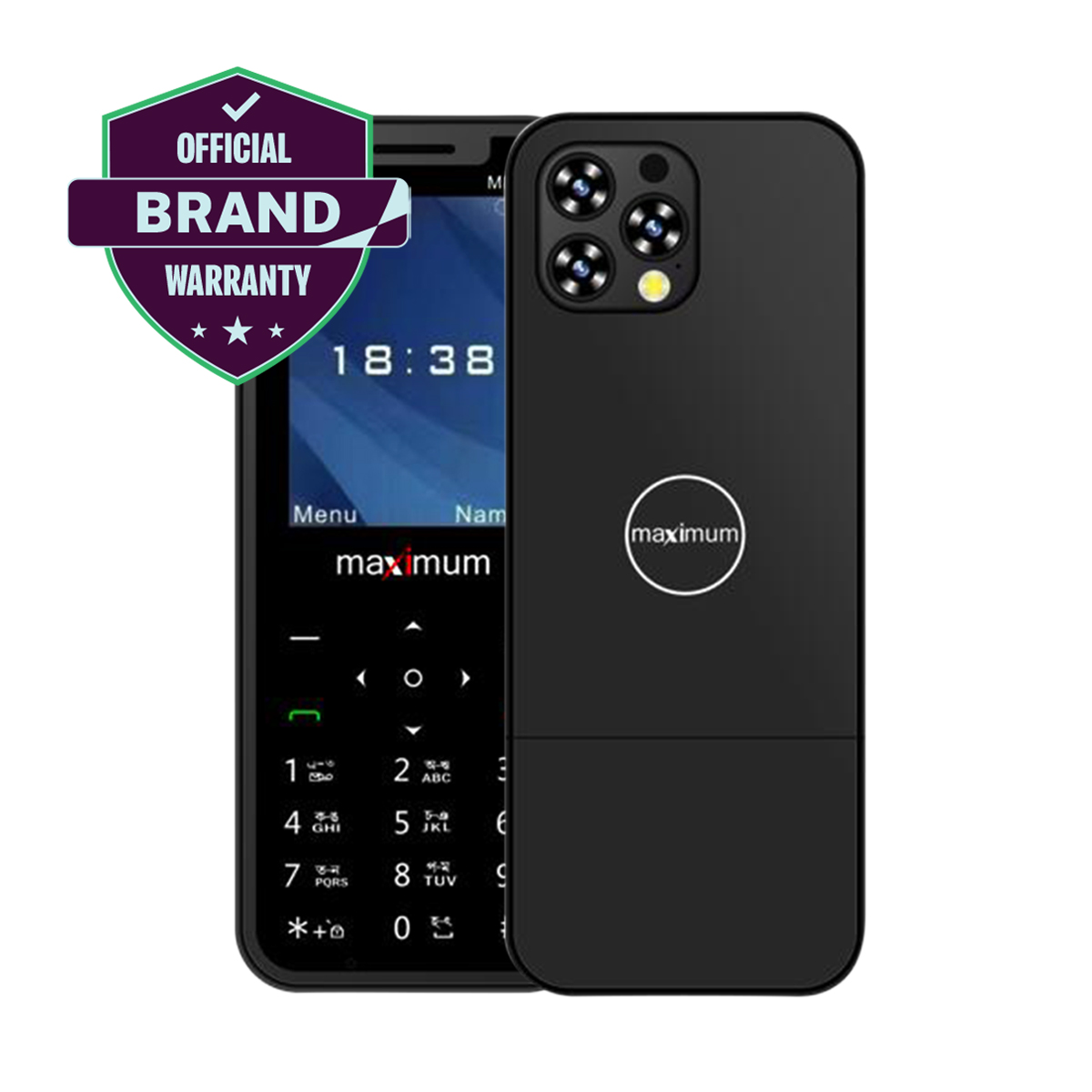 maximum MB40 max pro 4 sim Super look Feature Mobile Phone 2.4 iches display