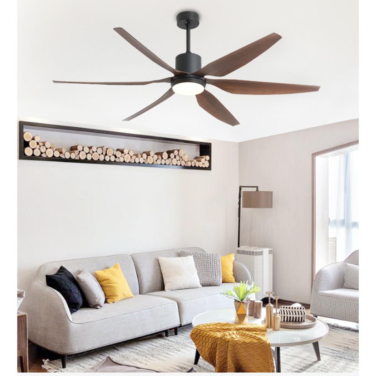 Aviator Ceiling Fan 72"With LED Light And Remote (6 Blade) 1 year Warranty