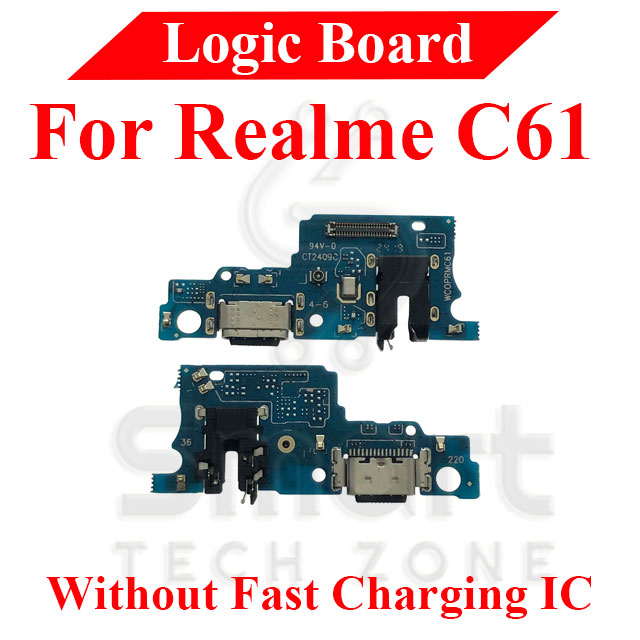 Charging Logic Board For Realme C61 Charging Port USB Plug PCB Dock Connector Spare parts. 