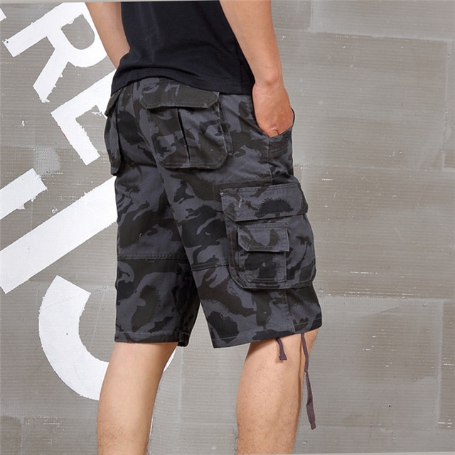 Summer Mens Baggy Multi Pocket Cargo 