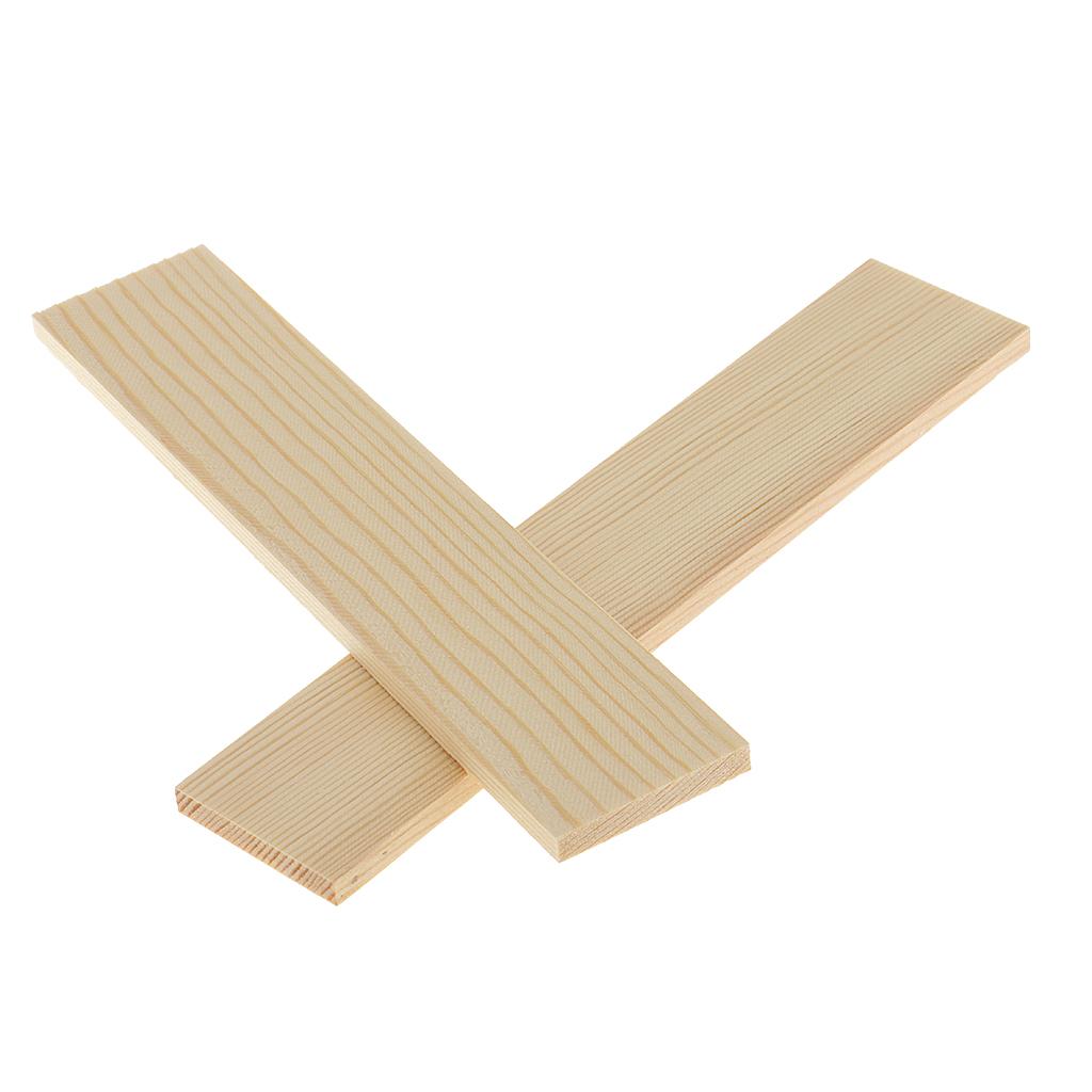 20pcs Smooth Unfinished Wood Pieces Rectangle Board for Modelling Material. 
